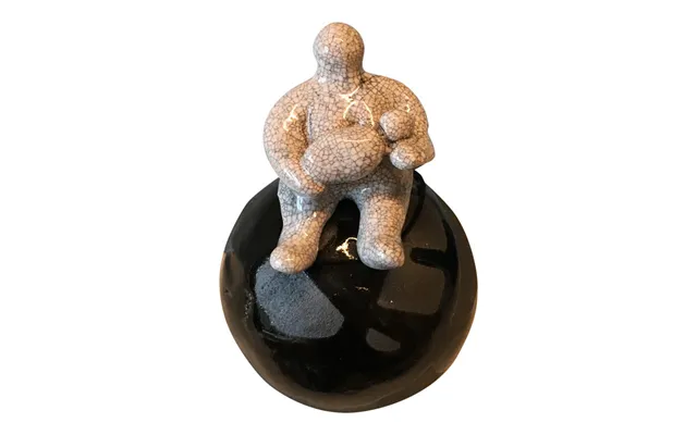 Keramik Figur Mor Og Barn . Unik Og Håndlavet. Super Barselsgave Eller Dåbsgave