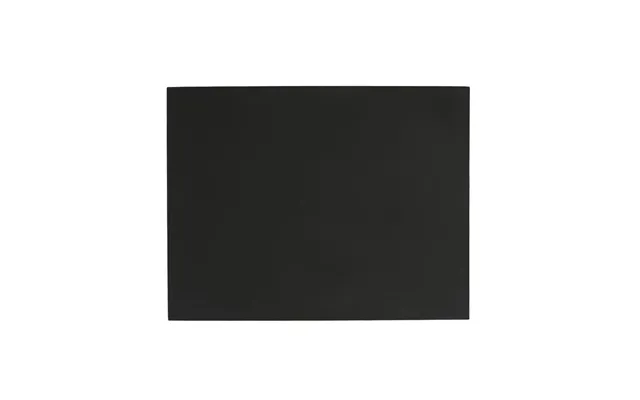 Sej Design Dækkeservietter I Sort Gummi 44 X 34 Cm. Ved 4 Og 6 Stk