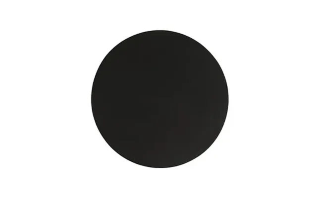 Sej Design Flotte Sorte Dækkeservietter Ø 39 Cm. Gummi Dækkeserviet, Ved 4 Og 6 Stk