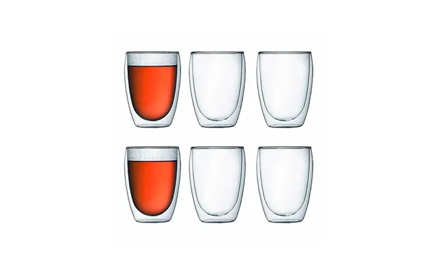 Bodum Pavina 6 X Dobbeltvæg Termoglas 35 Cl.