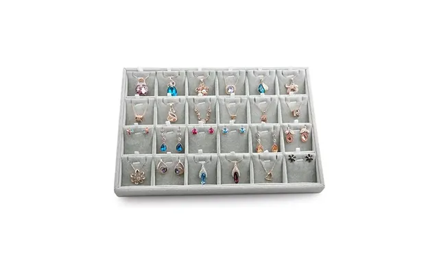 Moderne Smykkebakke & Organizer - 24 Rum