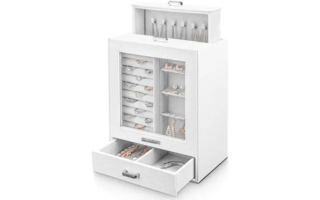 Moderne Smykkeopbevaring Inkl. Skuffe - Hvid