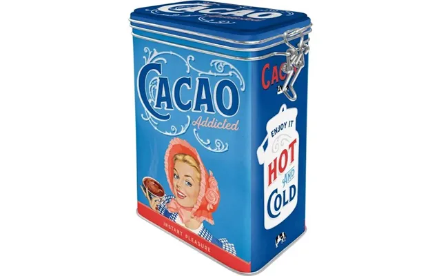 Nostalgisk Retro Kakaodåse - Blå