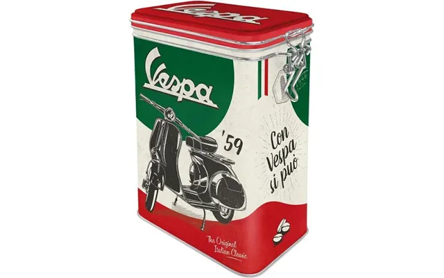 Retro Vespa Kaffedåse Med Patentlåg