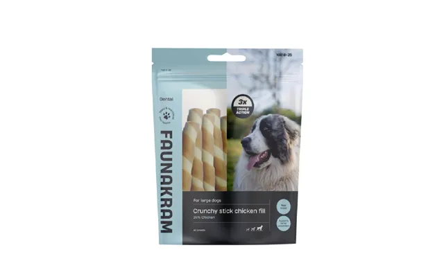Faunakram 300g Crunchy Dental Stick Chicken Fill-l