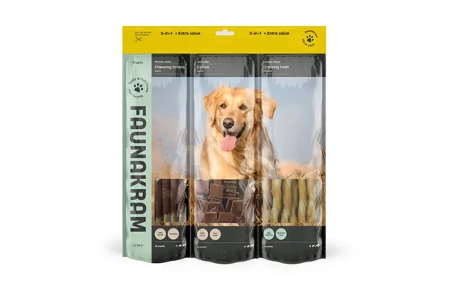 Faunakram 3in1 Dog Mega Pack 600 G - 2