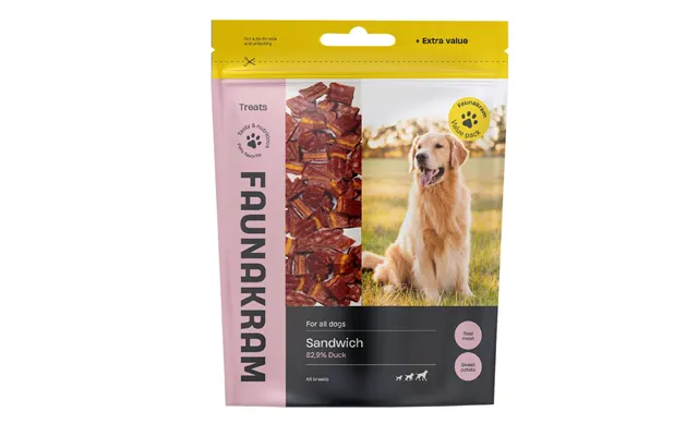 Faunakram Valuepack Duck Sweet Potato Sandw 300g