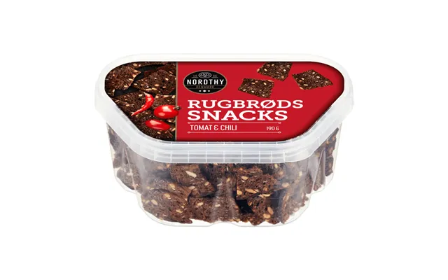 Nordthy Rugbrødssnacks Tomat-chili 190g