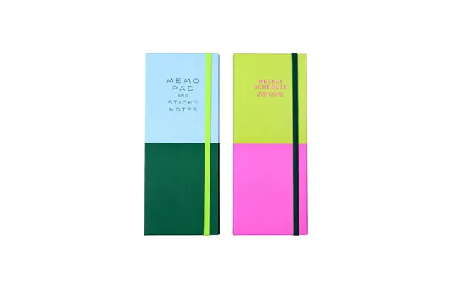 Notesblok Med Sticky-notes Neon