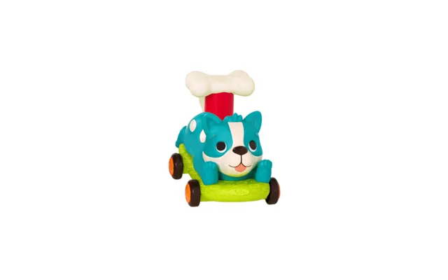 B. Toys Push And Go Dyrebiler - Turkis Hund