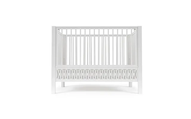 Cam Cam Harlequin Babyseng, 60x120cm, Fsc Mix - Hvid
