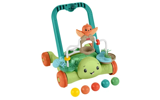 Fisher-price Skildpadde Gåvogn Med Bolde