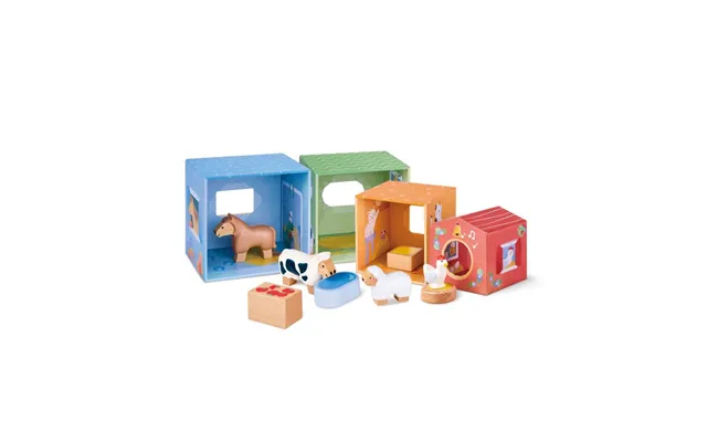 Hape Stableleg Med Bog Og Figurer - The Happy Stables