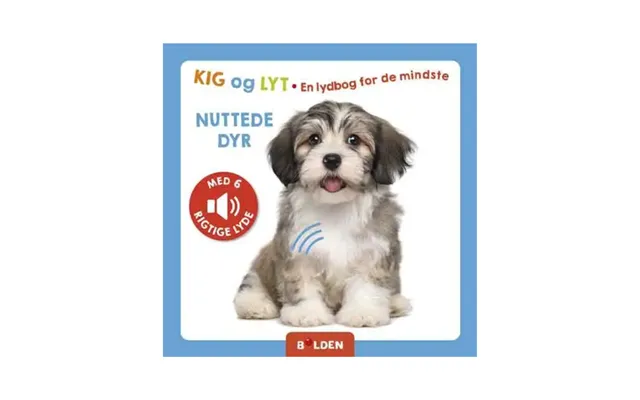 Kig Og Lyt Nuttede Dyr - En Lydbog For De Mindste