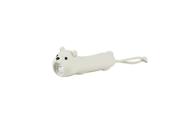 Led Lommelygte Bjørn 28 Cm - Blød Silikone Bpa-fri