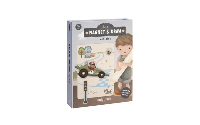 Little Dutch - Magnet Og Tegne Sæt