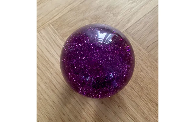 Sensorisk Glitterbold 1 Stk. - Lilla