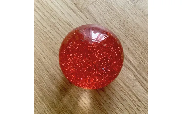 Sensorisk Glitterbold 1 Stk. - Rød