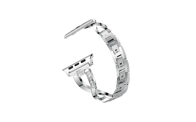 Apple Watch 42 44 Se 45 46 49mm - Diamant Stål Dame Urrem