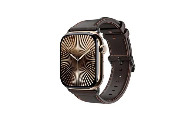 Apple Watch 42 44 Se 45 46 49mm - Dux Ducis Business Ægte Læderrem