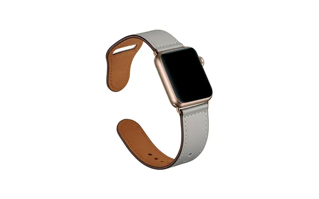 Apple Watch 42 44 Se 45 46 49mm - Finesse Ægte Læder Rem