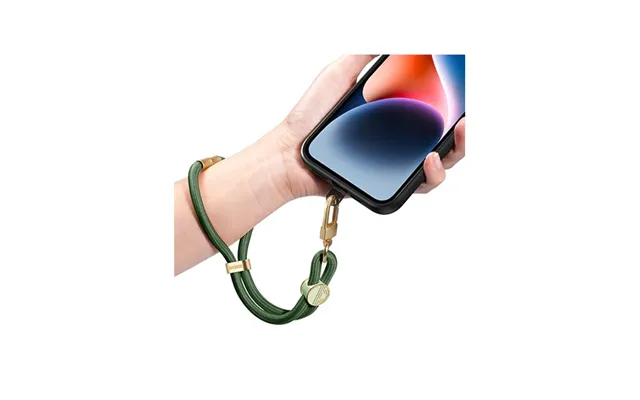 Dux Ducis Kort Nylon Snor Strop Til Mobil & Iphone - Mørkegrøn