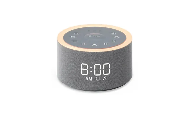 Hifid W27 - Hvid Støj Vækkeur Med Wake Up-lys 29 Lyde, Natlys, Snooze