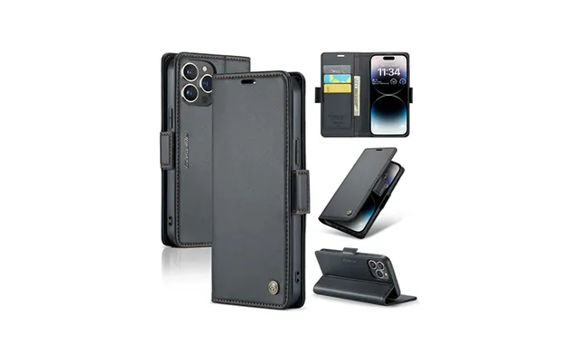 Iphone 14 Pro - Caseme Neo Læder Cover Pung
