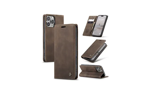 Iphone 14 Pro Max - Caseme Noble Læder Etui Pung