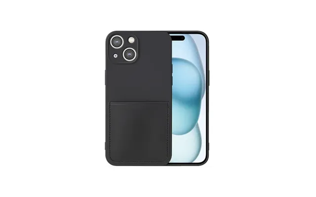 Iphone 15 Plus - Flexcard Silikone Cover Med Kortholder