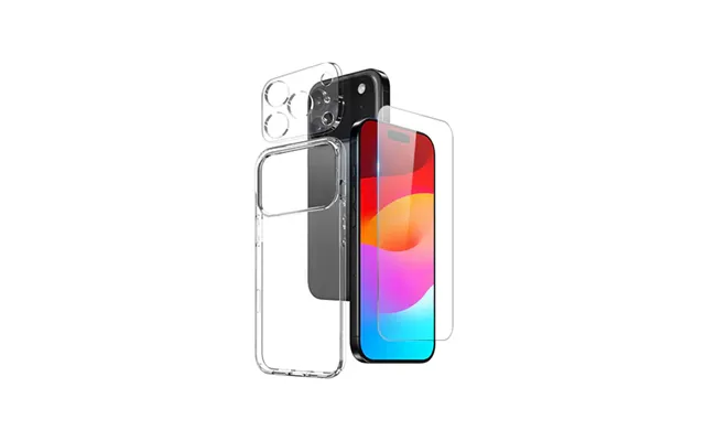 Iphone 17 Pro - 3-i-1 Beskyttelsesæt Cover & Beskyttelsesglas