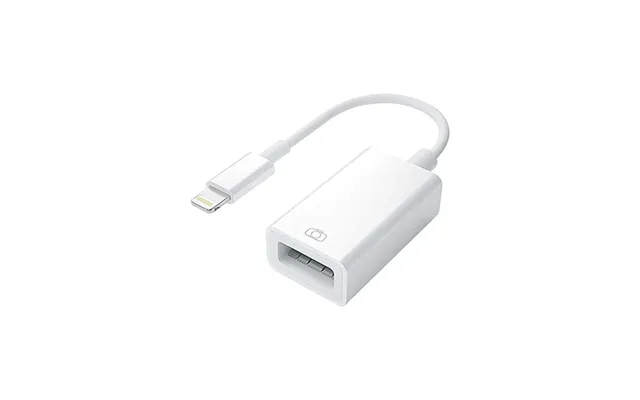 Lightning Til Usb-a Hun Adapter Kabel - Hvid