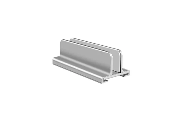Lux Vertikal Aluminum Stander Til Laptop Macbook - Sølv