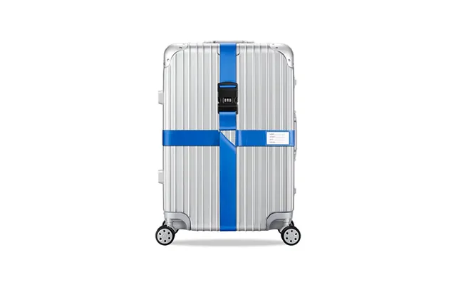 Premium Bagagerem Kuffertrem Med Kodelås Blå Travel-tech