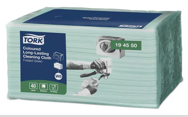 Allround Klud Tork Premium W8 Grøn 40stk - 19 45 50