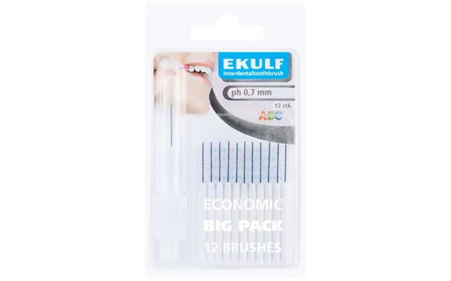 Ekulf Ph Mellemrumsbørste 0,7 Mm - Hvid