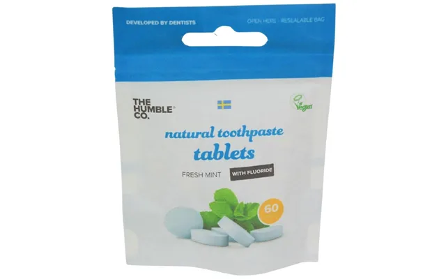Humble Tandpasta I Tabletform Med Fluor