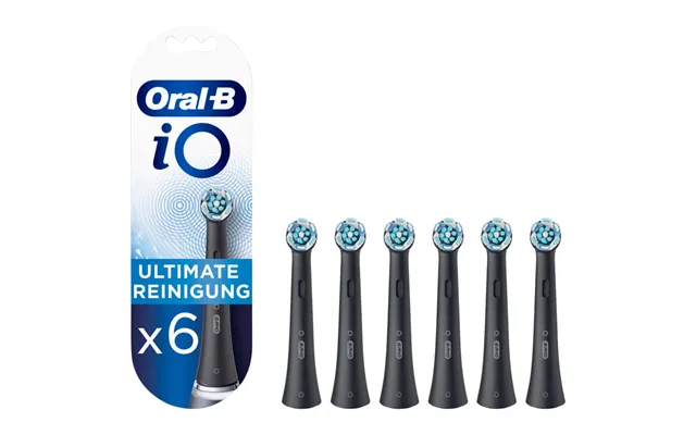 Oral-b Io Ultimate Clean Tandbørstehoved - Sort