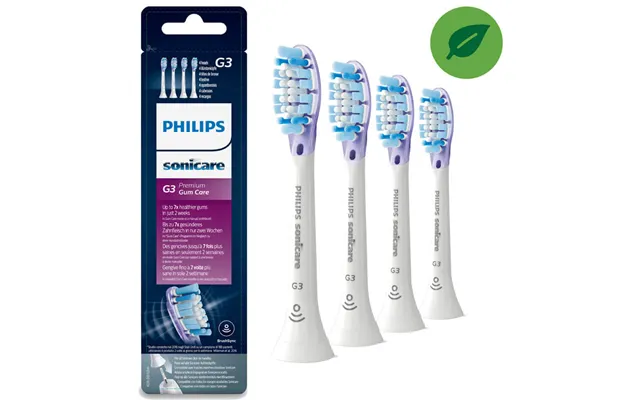 Philips Sonicare G3 Premium Gum Care Børstehoveder Hvid - 4 Pak