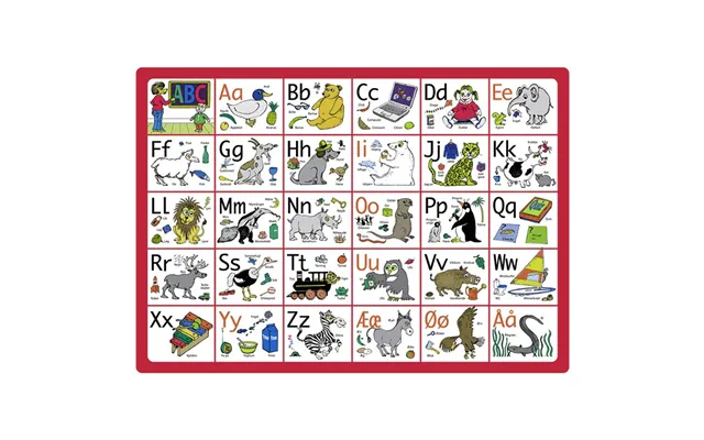 Abc Dækkeserviet Rød