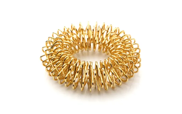 Akupressur Ringe Finger Roller Guld