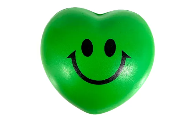 Anti Stress Hjerte Smiley Bold Grøn