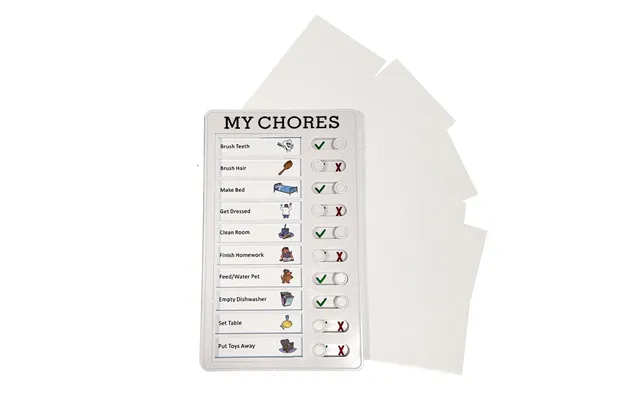 Checkliste Tavle Hvid