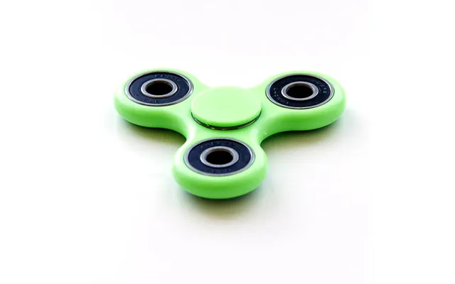 Fidget Spinner Grøn Sort