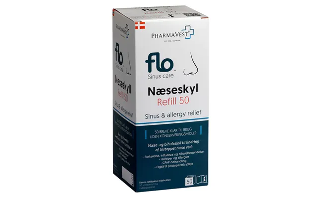Flo Næseskyller Salt 50 Stk