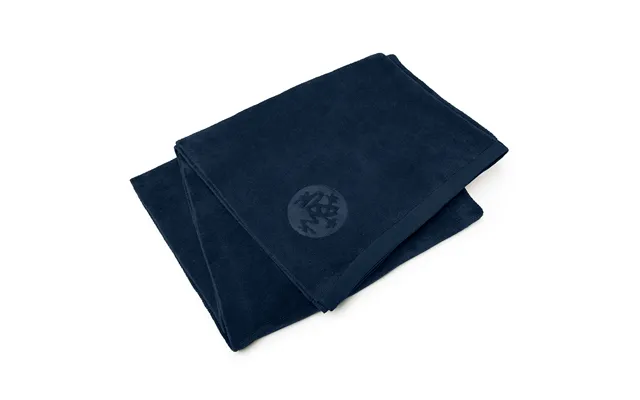 Manduka Equa Yoga Mat Håndklæde Mørkeblå Midnight