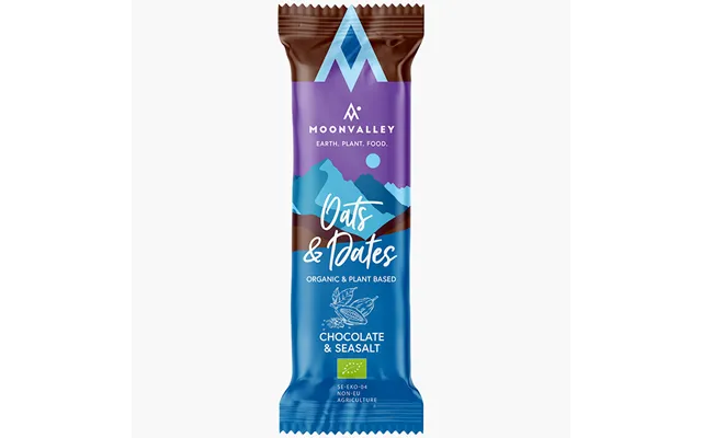 Øko Havre Og Dadel Bar Chokolade Og Havsalt