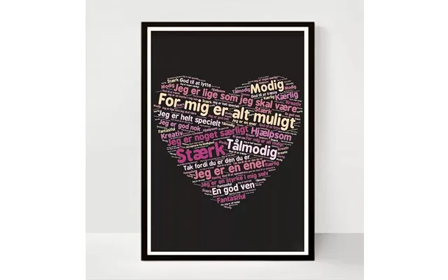 Plakat - En God Ven Hjertet