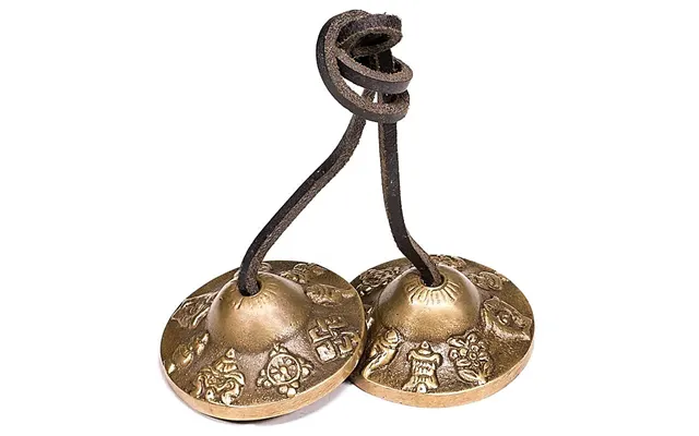 Tingsha Klokke I Messing Prosperity