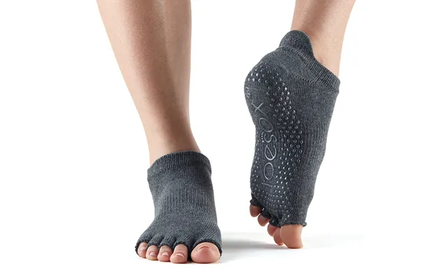 Toesox Halftoe Lowrise Grip Koksgrå - S